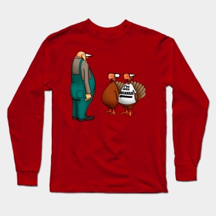 Funny Spectickles Thanksgiving Delicious Turkey Cartoon Humor Long Sleeve T-Shirt